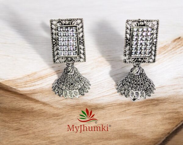 Oxidised Jhumka Earring For Women